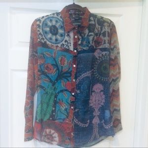 Women’s Desigual button down blouse